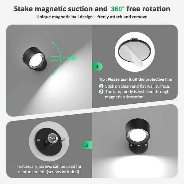 🔥RGB Magnetic Atmosphere Wall Light