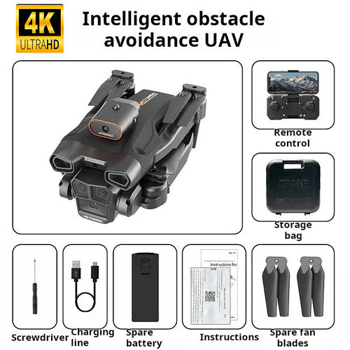 4K Camera Suitable for Adults, Remote Control Quadcopter with Auto Return, Brushless Motor, Circular Flight, Waypoints, Altitude Hold, Headless Mode, Long Flight Time.