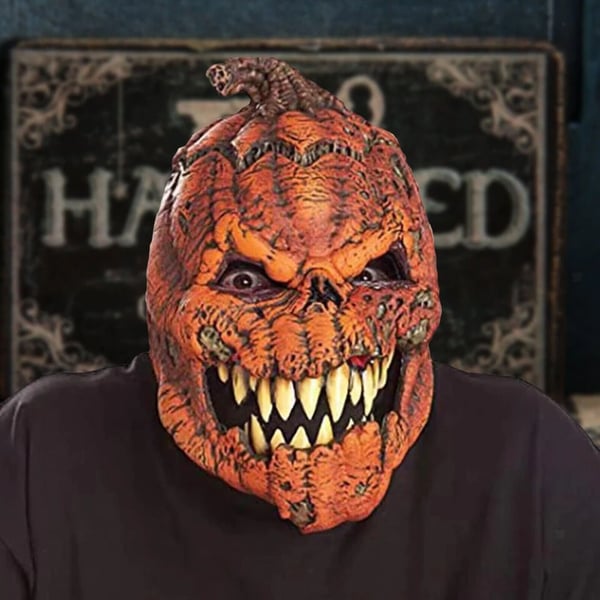 🎃Pumpkin Mask With Movable Jaw🎃