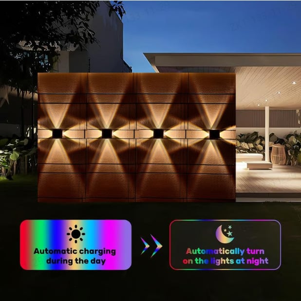 4LED 8LED Solar Wall Lights🎉✨