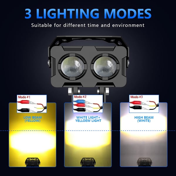 CoFlash™ Universal LED Fog Driving Spotlight