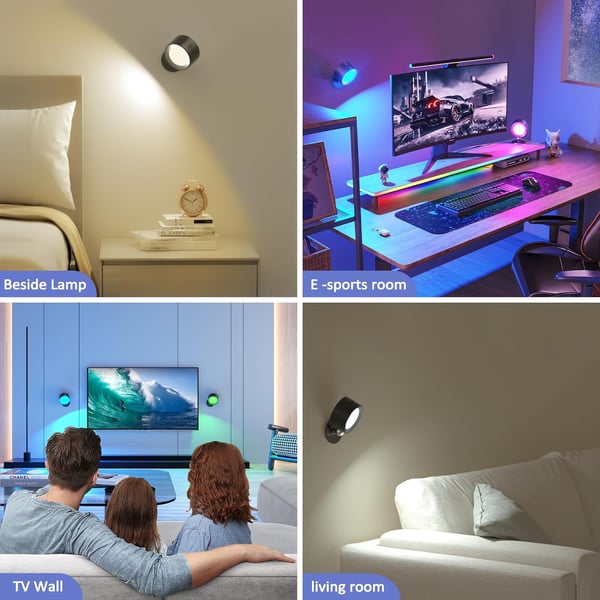 🔥RGB Magnetic Atmosphere Wall Light