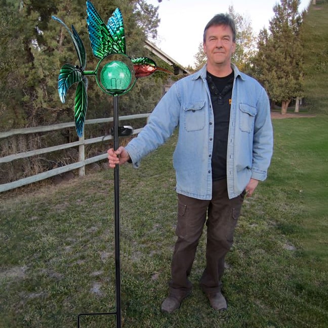 š„Solar Outdoor Decorative Wind Spinner