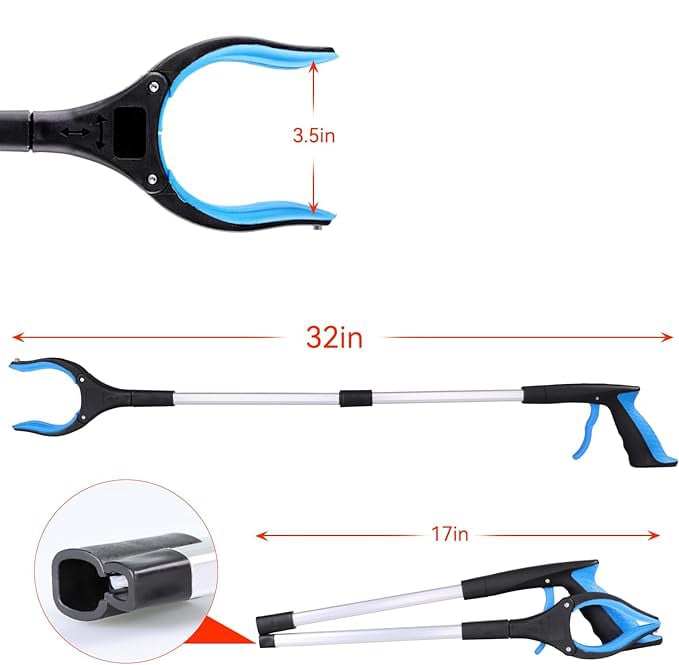 Newly Upgraded Foldable Grabber With 360° Swivel Clip