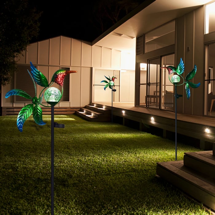š„Solar Outdoor Decorative Wind Spinner