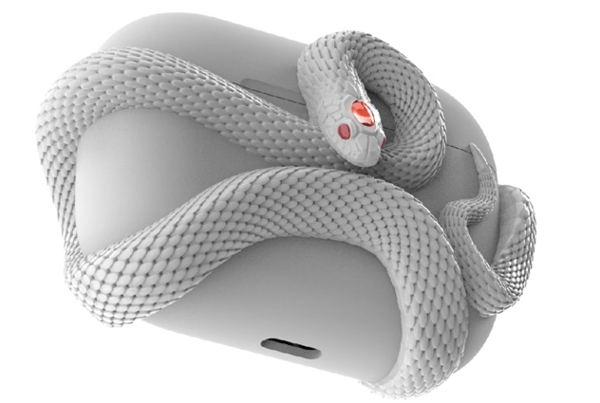 Snake-Shaped Airpods Apple Earphone Case