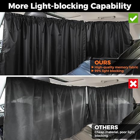 š„Universal Car Privacy Divider Curtains