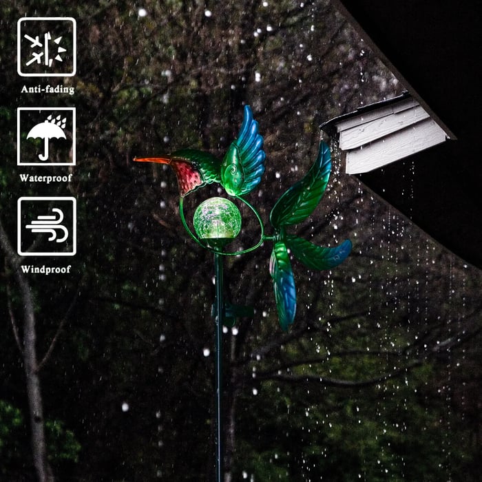 š„Solar Outdoor Decorative Wind Spinner