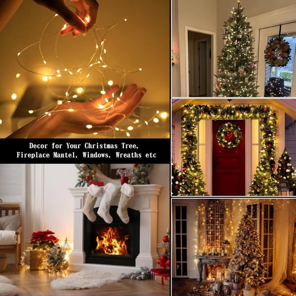 Personalized 8 Modes LED Christmas Tree String Lights