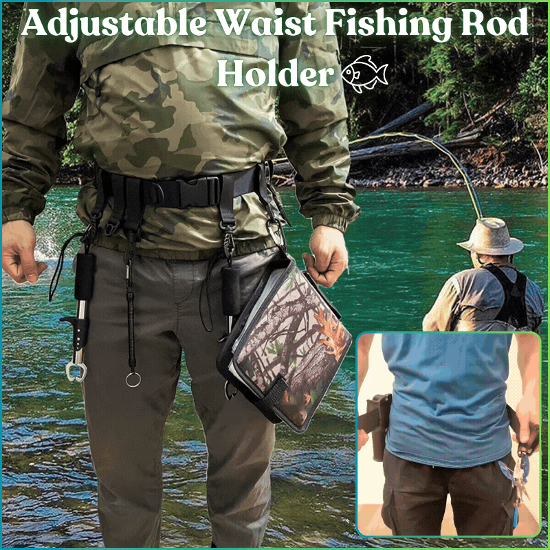 Adjustable Waist Fishing Rod Holder