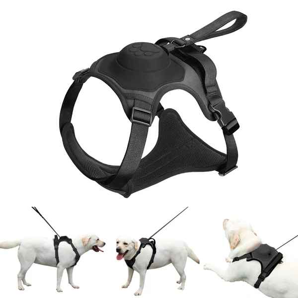 2-in-1 No Pull Dog Harness & Retractable