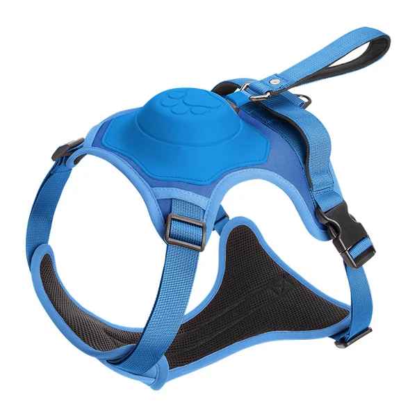 2-in-1 No Pull Dog Harness & Retractable