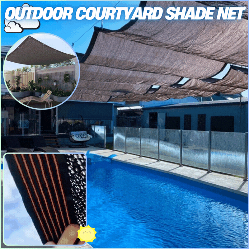 Outdoor courtyard shade net🌞
