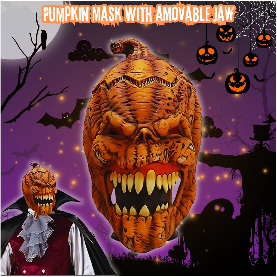 🎃Pumpkin Mask With Movable Jaw🎃