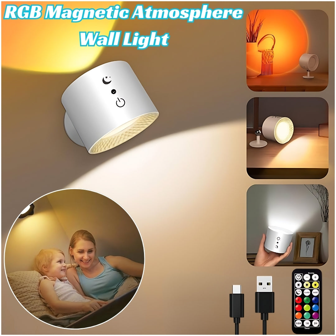 🔥RGB Magnetic Atmosphere Wall Light