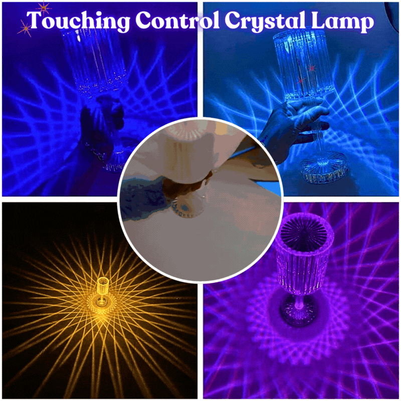 Touching Control Crystal Lamp
