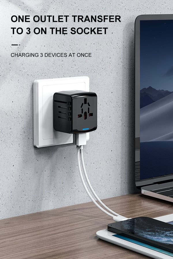 Multifunctional travel charger converter