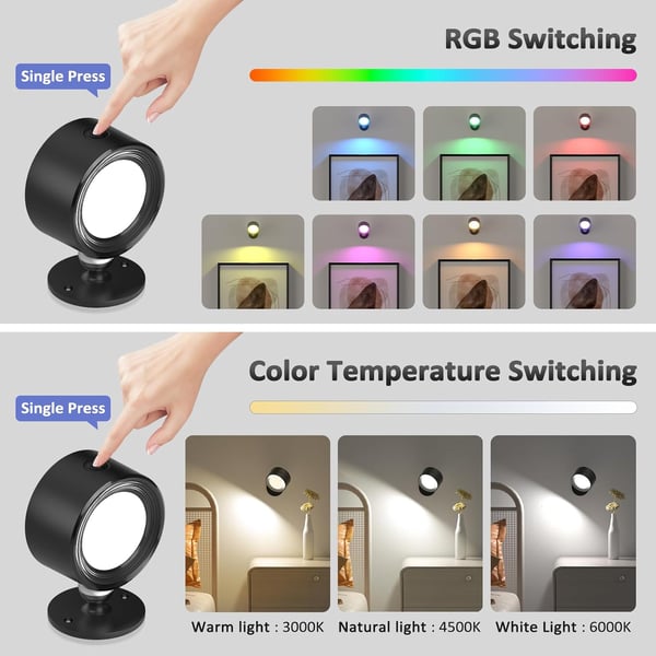 🔥RGB Magnetic Atmosphere Wall Light