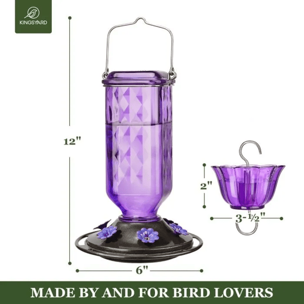 Glass Hummingbird Feederš„
