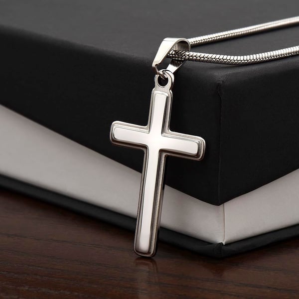 Grandson, Never Lose Faith - Cross Necklace