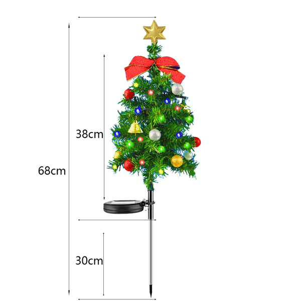 Solar Powered Christmas Tree