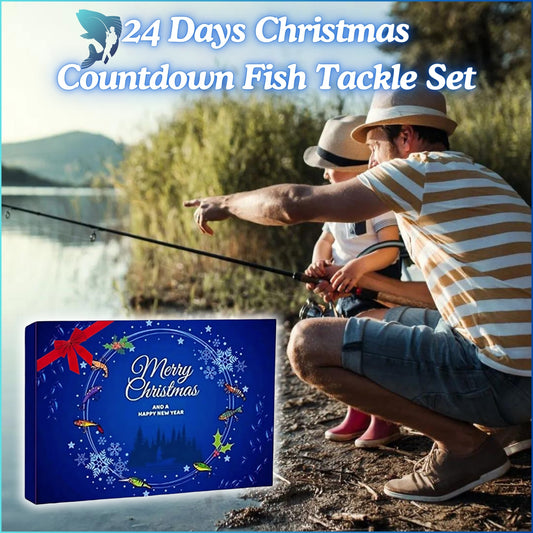 🐟24 Days Christmas Countdown Fish Tackle Set