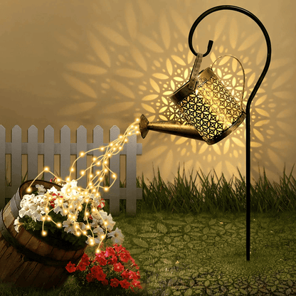 Solar Waterfall Lights💐