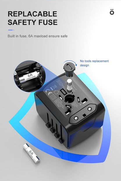 Multifunctional travel charger converter