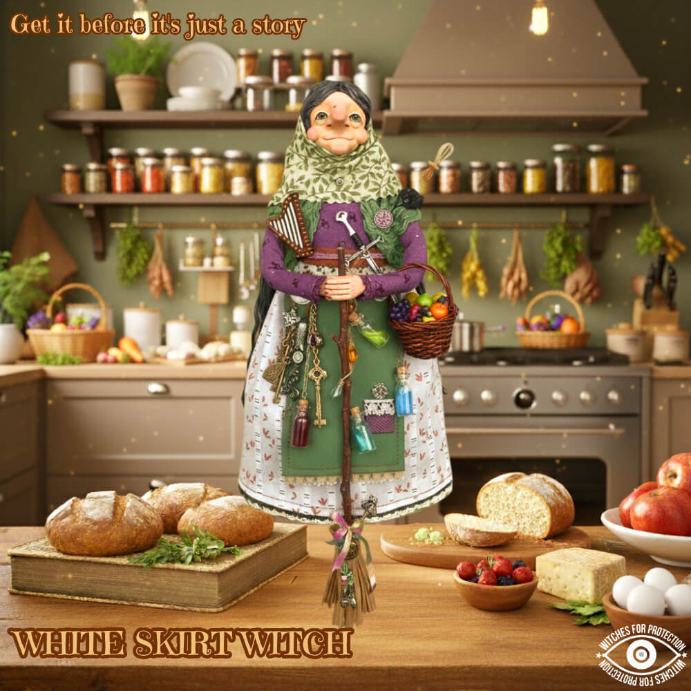 Handmade Kitchen Witch Doll: Crafted for Culinary Charm and Enduring Luck
