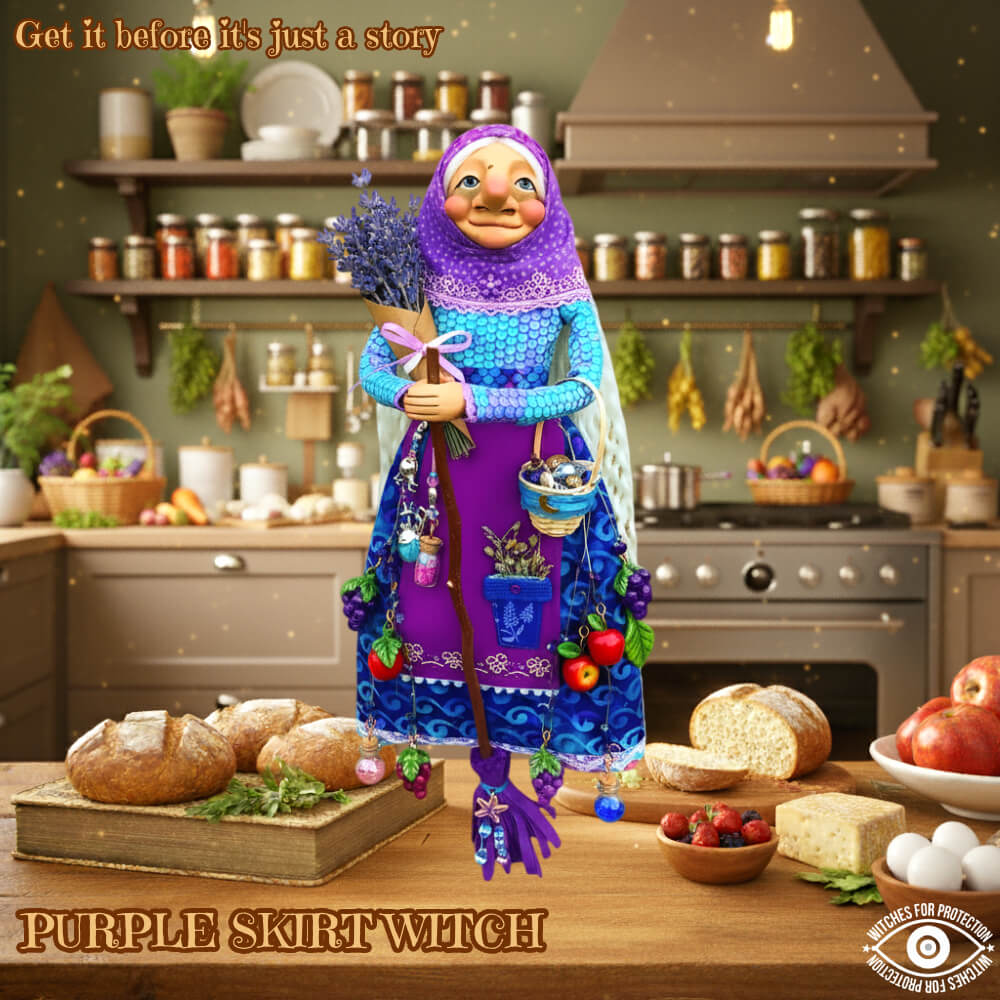 Handmade Kitchen Witch Doll: Crafted for Culinary Charm and Enduring Luck