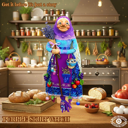 Handmade Kitchen Witch Doll: Crafted for Culinary Charm and Enduring Luck