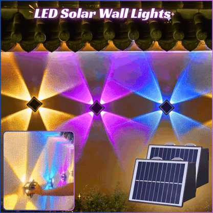 4LED 8LED Solar Wall Lights🎉✨