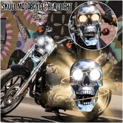 Skull Motorcycle Headlight