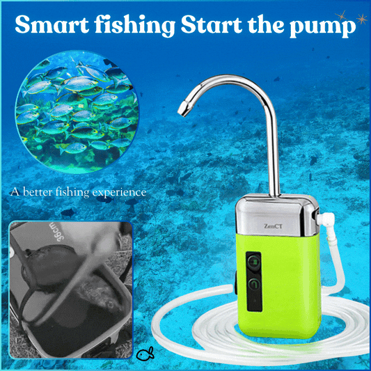 Smart fishing Start the pump: A better fishing experience