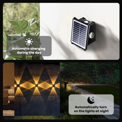 4LED 8LED Solar Wall Lights🎉✨