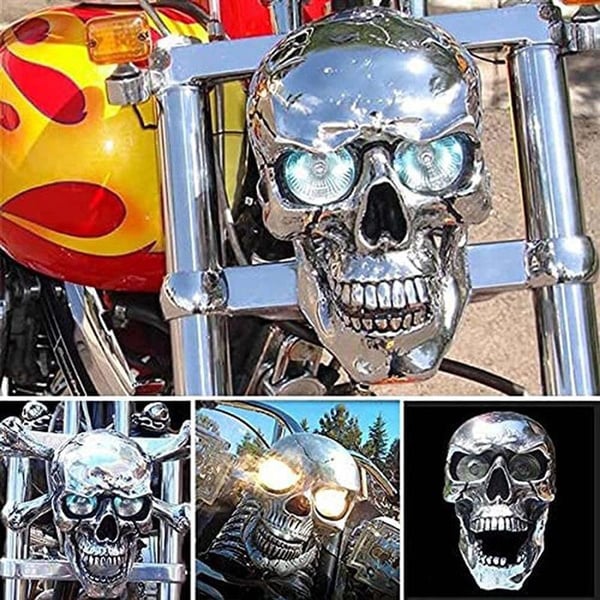 Skull Motorcycle Headlight