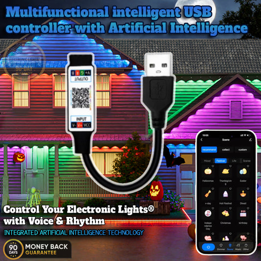 USB Lighting Management with Artificial Intelligence