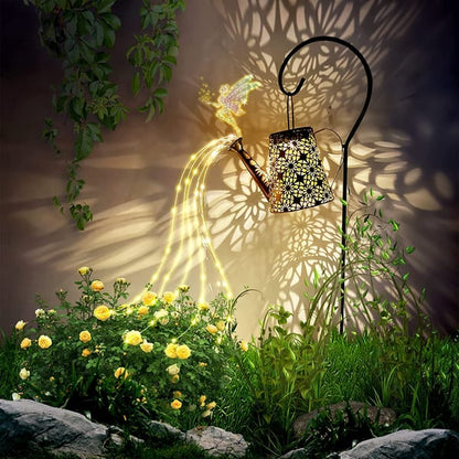 Solar Waterfall Lights💐