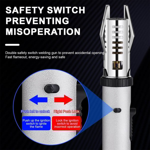 Metal Large Fire Windproof Blue Flame Lighter