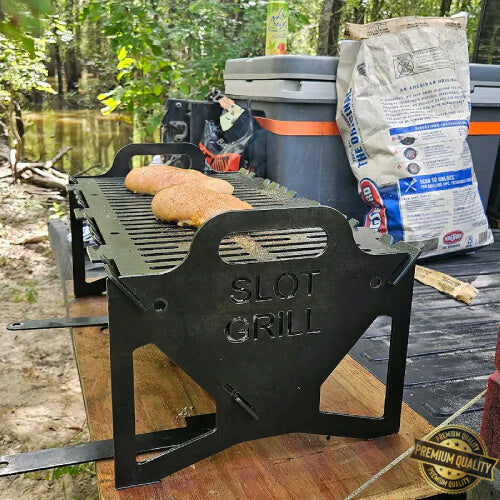 50K- Slot Grill Collapsible BBQ Grill for Easy Storage🔥