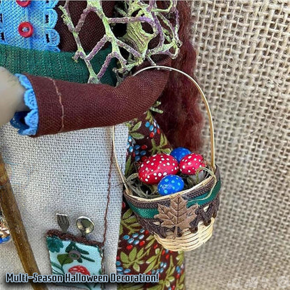 Handmade Kitchen Witch Doll: Crafted for Culinary Charm and Enduring Luck