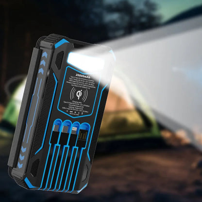 Outdoor Foldable Solar Large Capacity Charger Mobile Power Bank