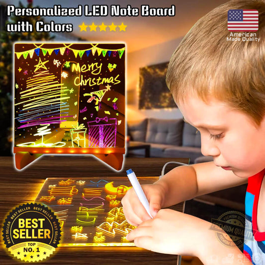Personalized LED Note Board with Colors
